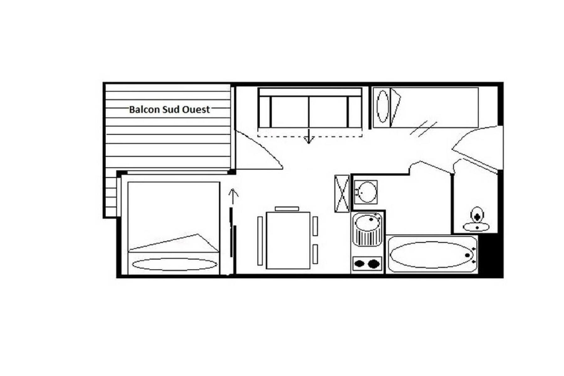 Residence Ski Soleil - Appartement Fonctionnel - Depart Ski Aux Pieds - Balcon Loggia Ouest Mae-2344 Saint-Martin-de-Belleville Luaran gambar